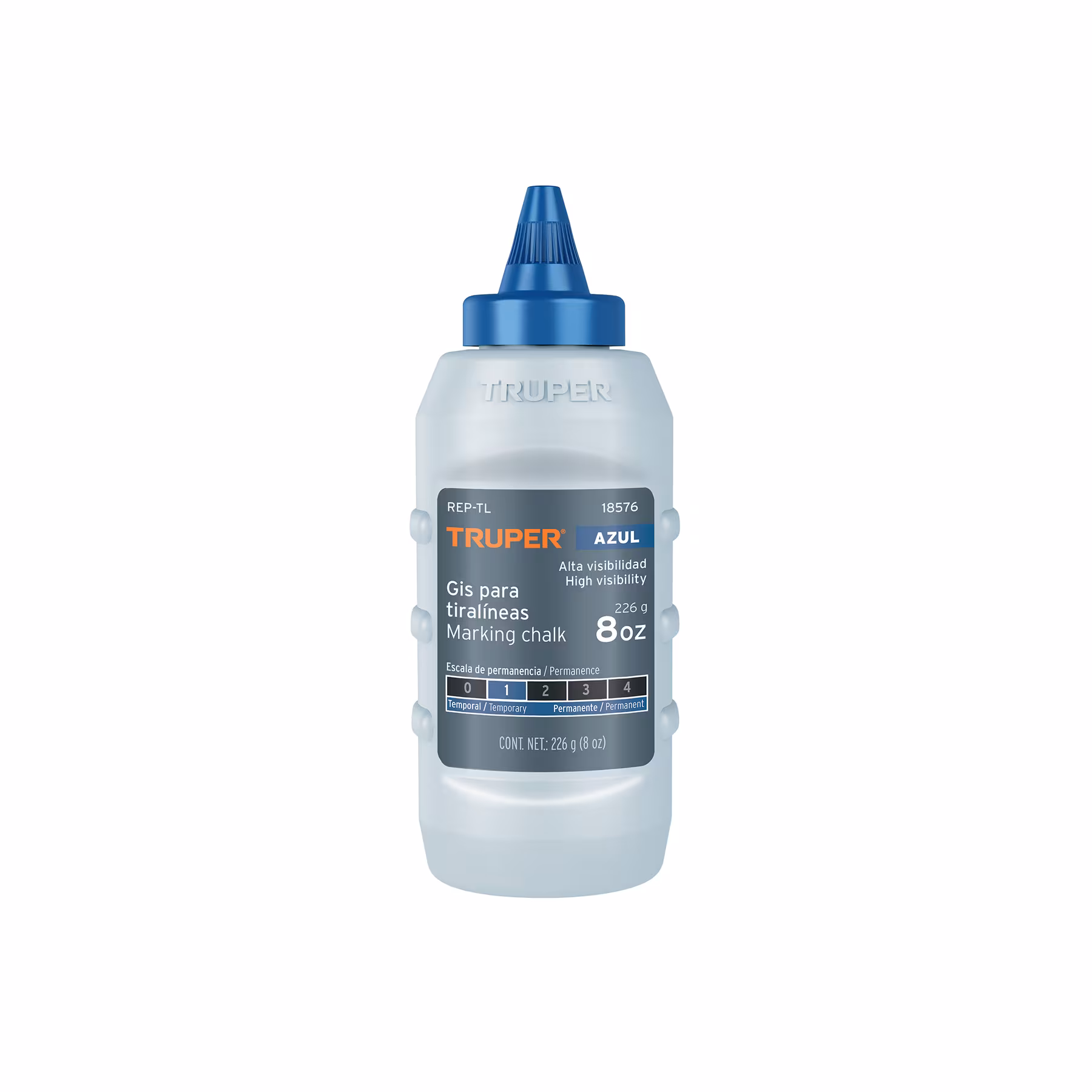 Truper Chalk Line Refill - Blue 8oz