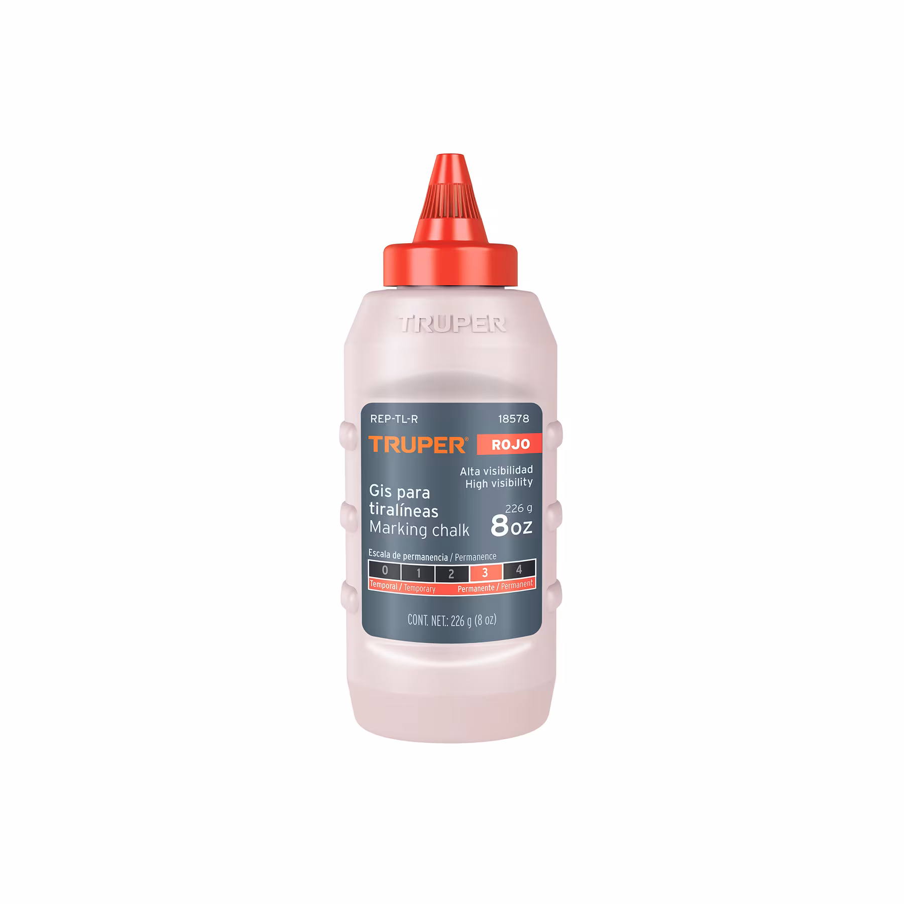 Truper Chalk Line Refill - Red 8oz