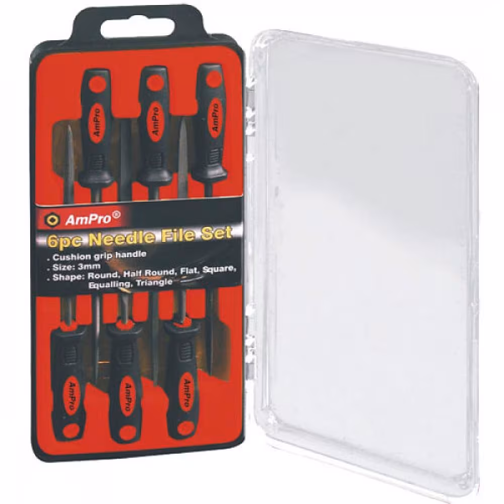 AmPro Needle File Set 6pc