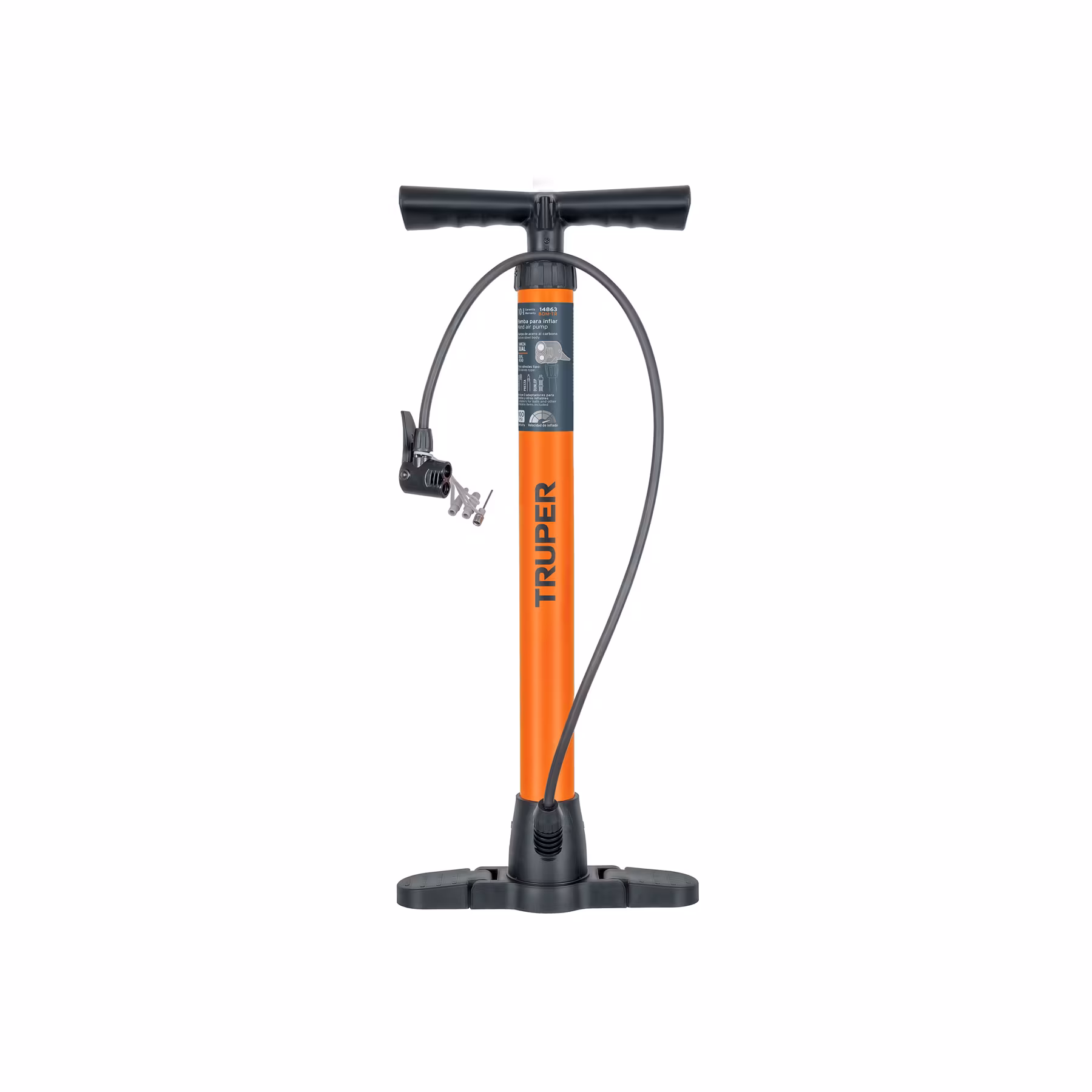 Truper Car Tyre Hand Pump 100psi