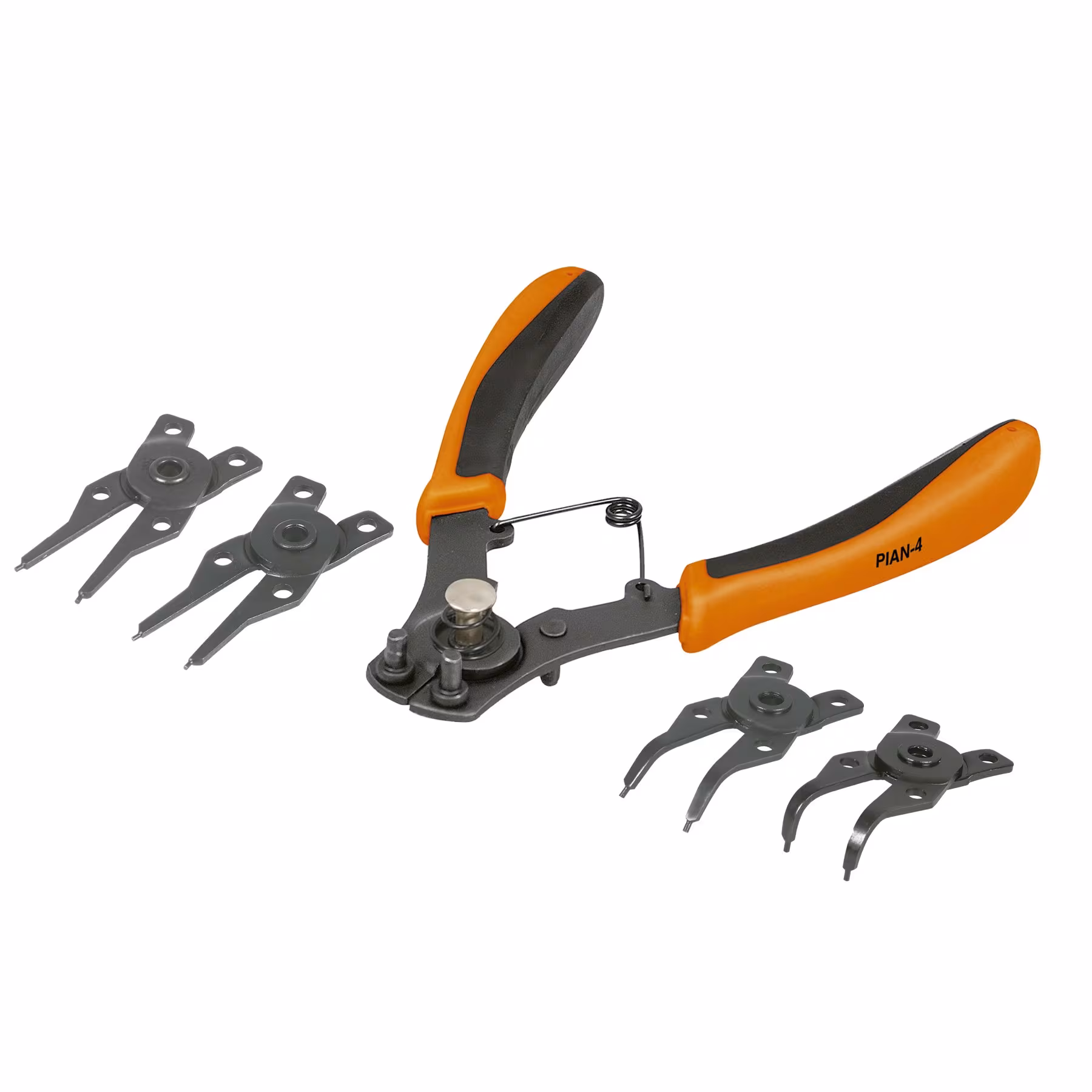 Truper Combination Circlip Plier Set - Bent/Straight - Internal/External