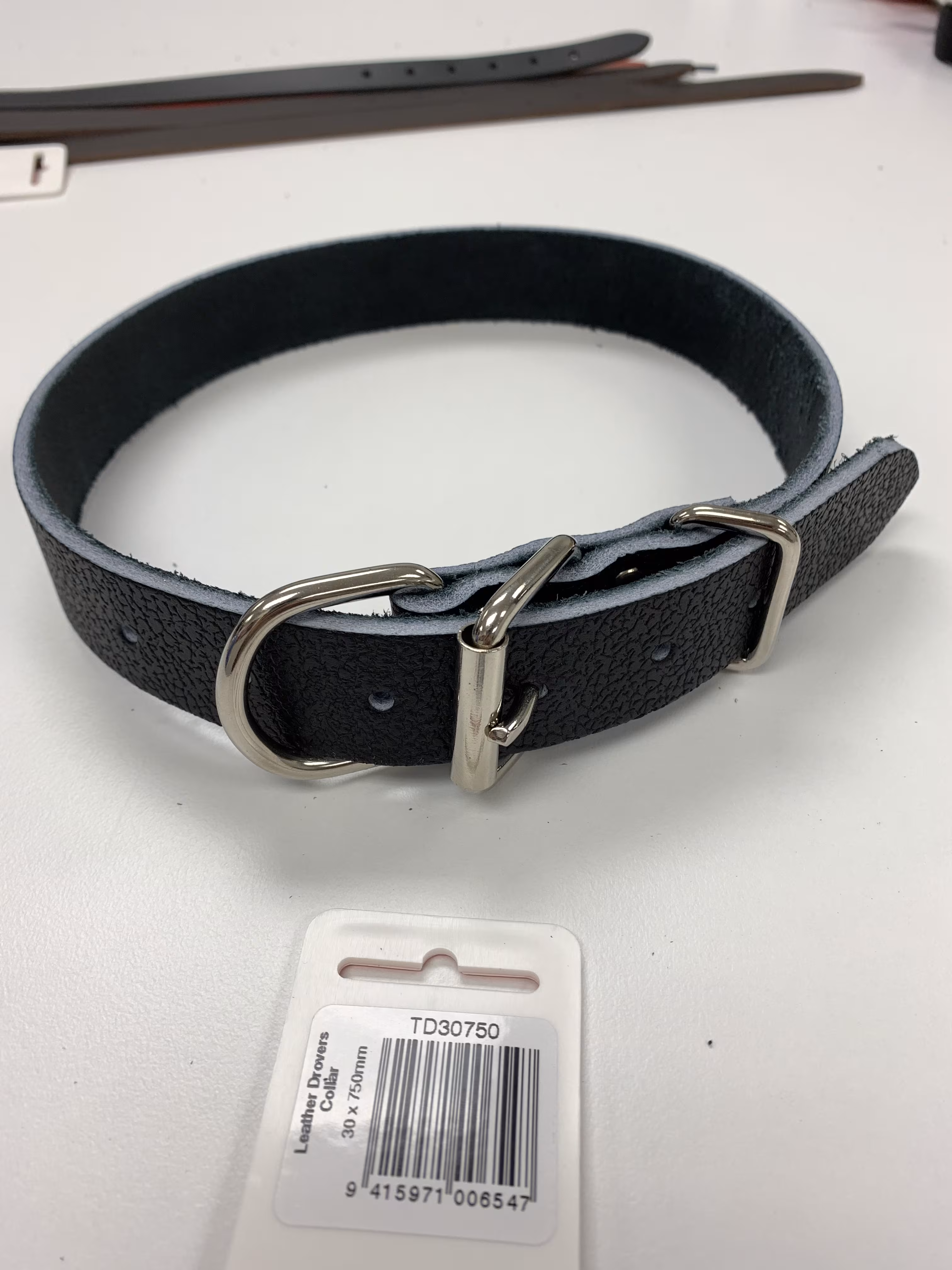 Taurus Leather Drovers Collar Top Dee 30mm X 750mm