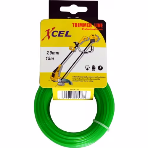 Xcel Weed Trimmer Line - Green 15m 2mm
